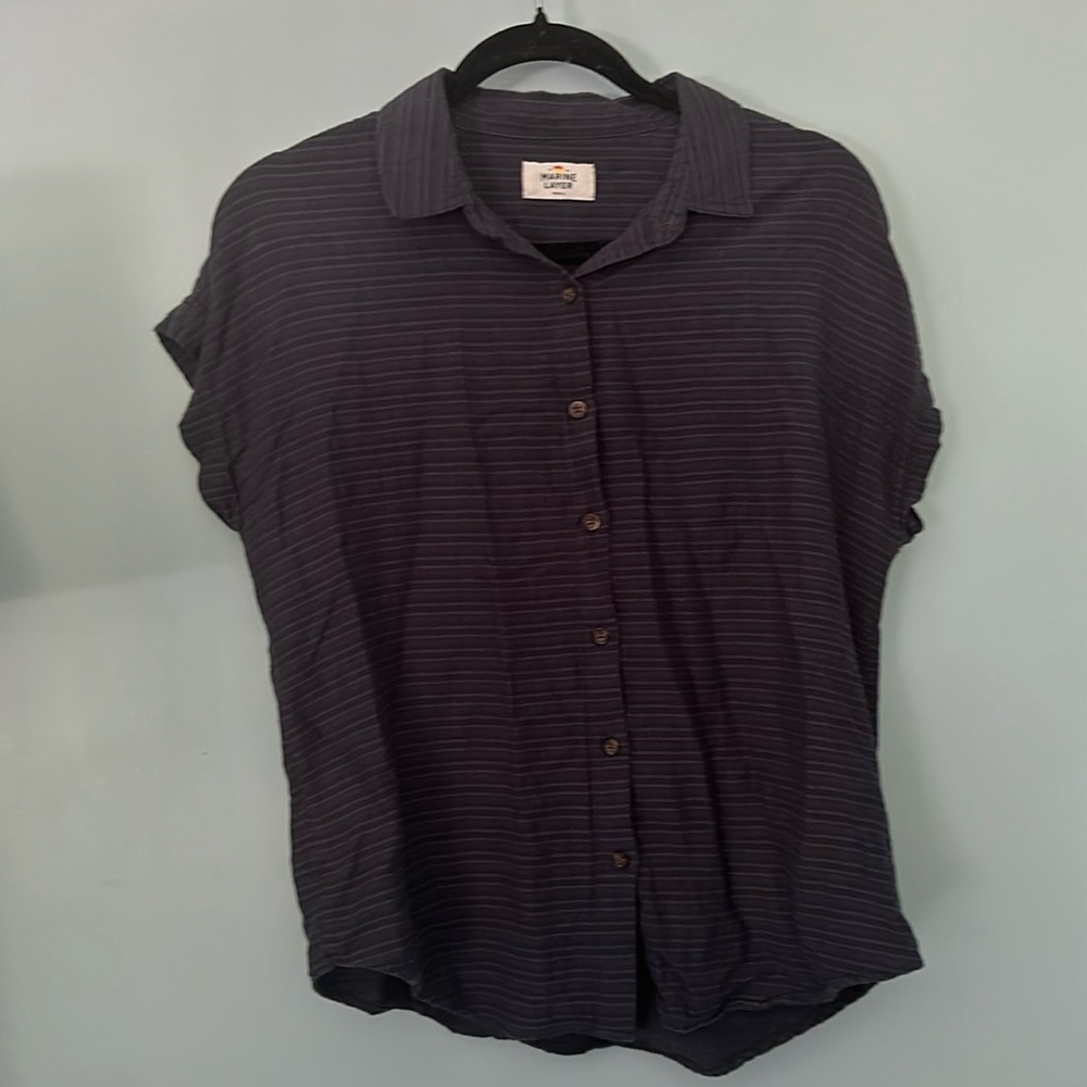 Marine Layer Dana Shirt Navy Small